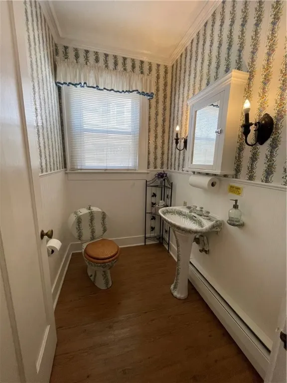 Half bath downstairs.