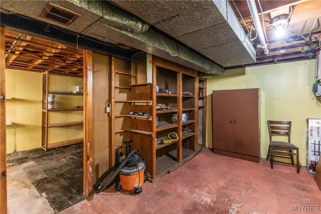 More storage in the basement