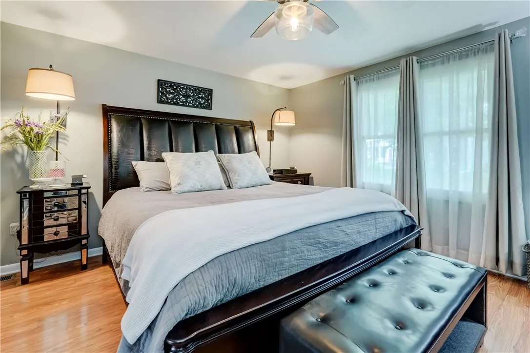 Luxurious primary suite