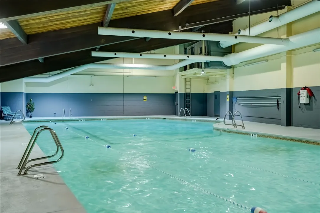 Huge indoor swimming pool for year round enjoyment