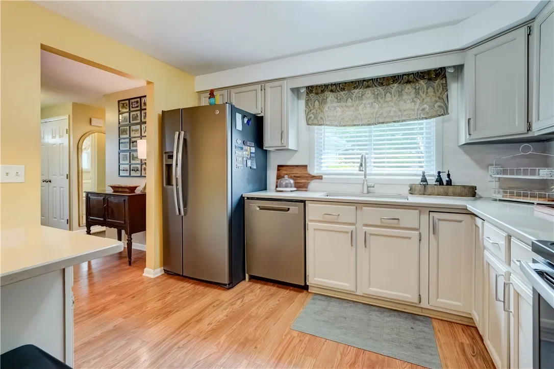 Bright kitchen with plenty of counter space