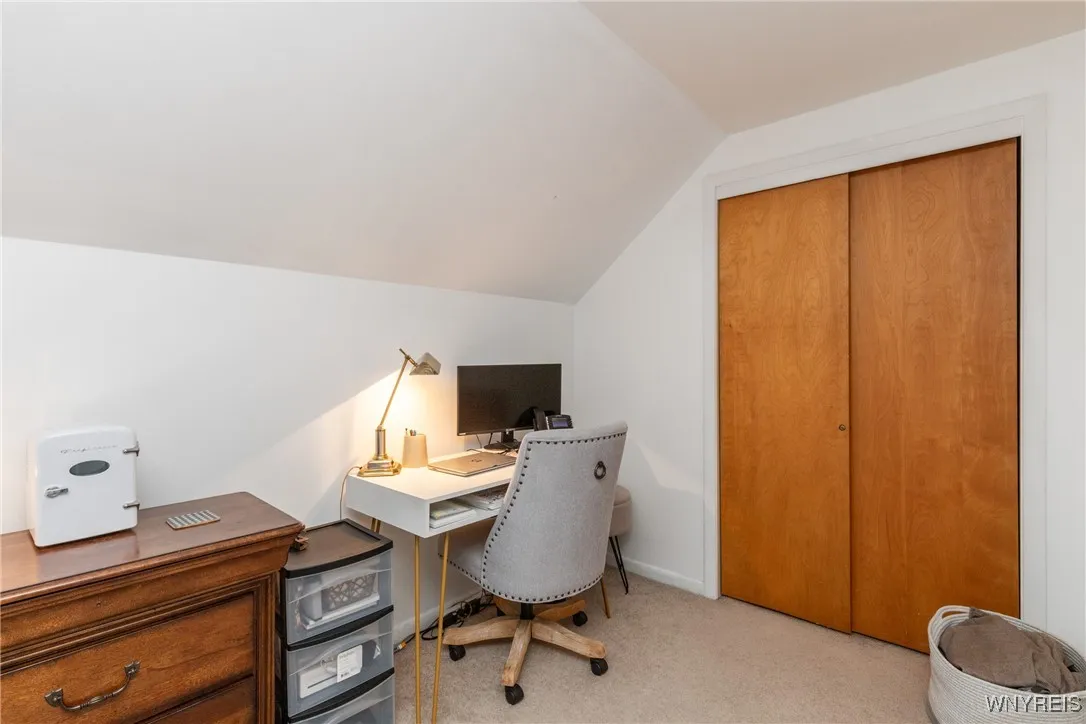 Nice nook leads to closet