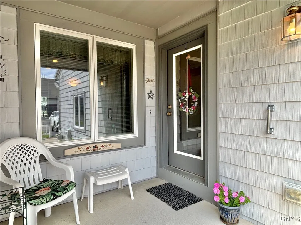 Front entry porch.