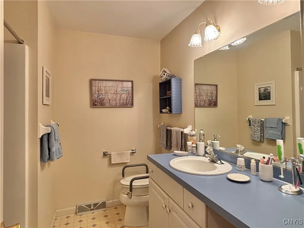 Second floor full bath.