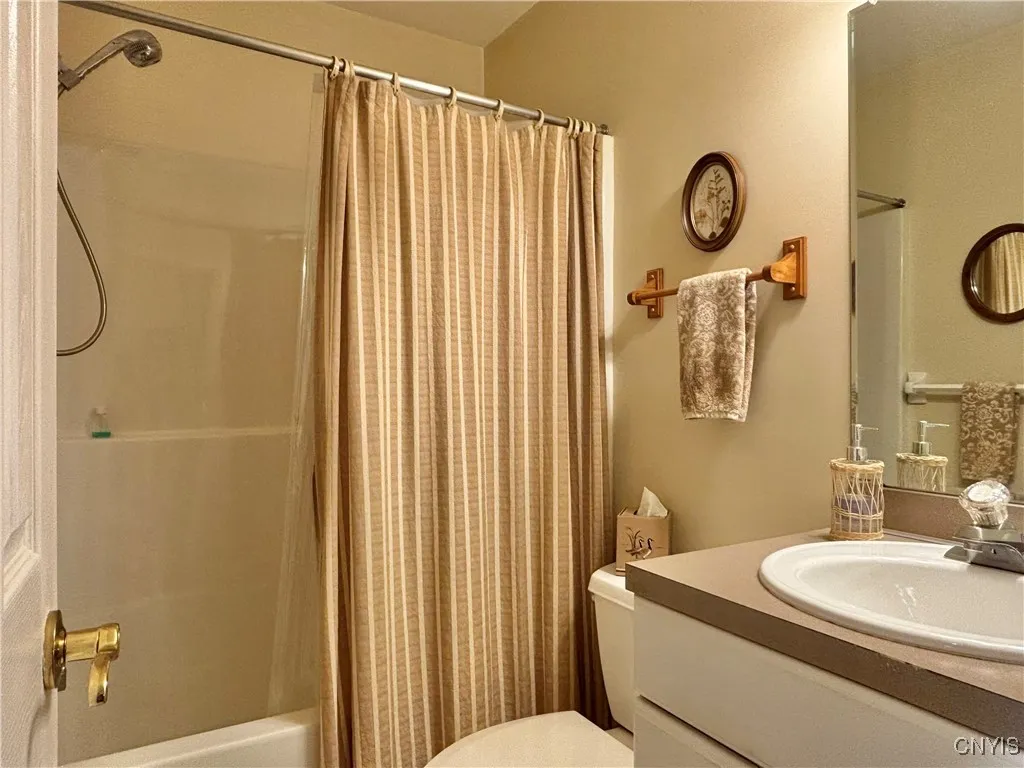 First floor full bath.