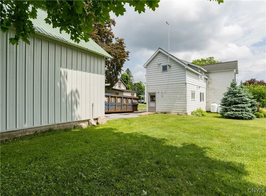 Back view of home