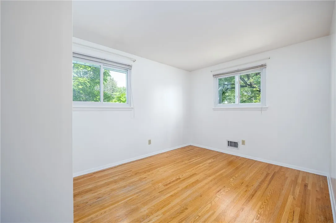 double closets and hardwood floors