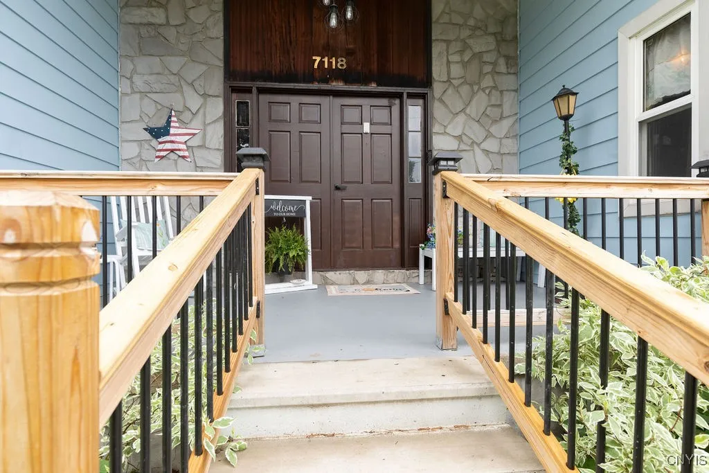 New stair and rails add curb appeal