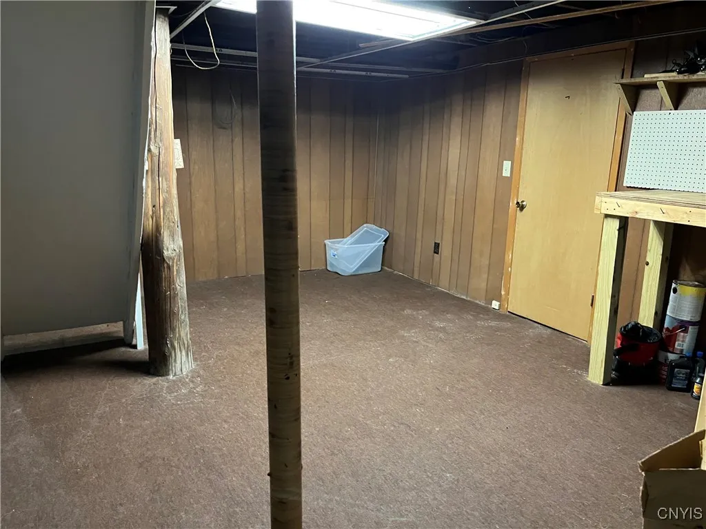 Partially Finished Basement