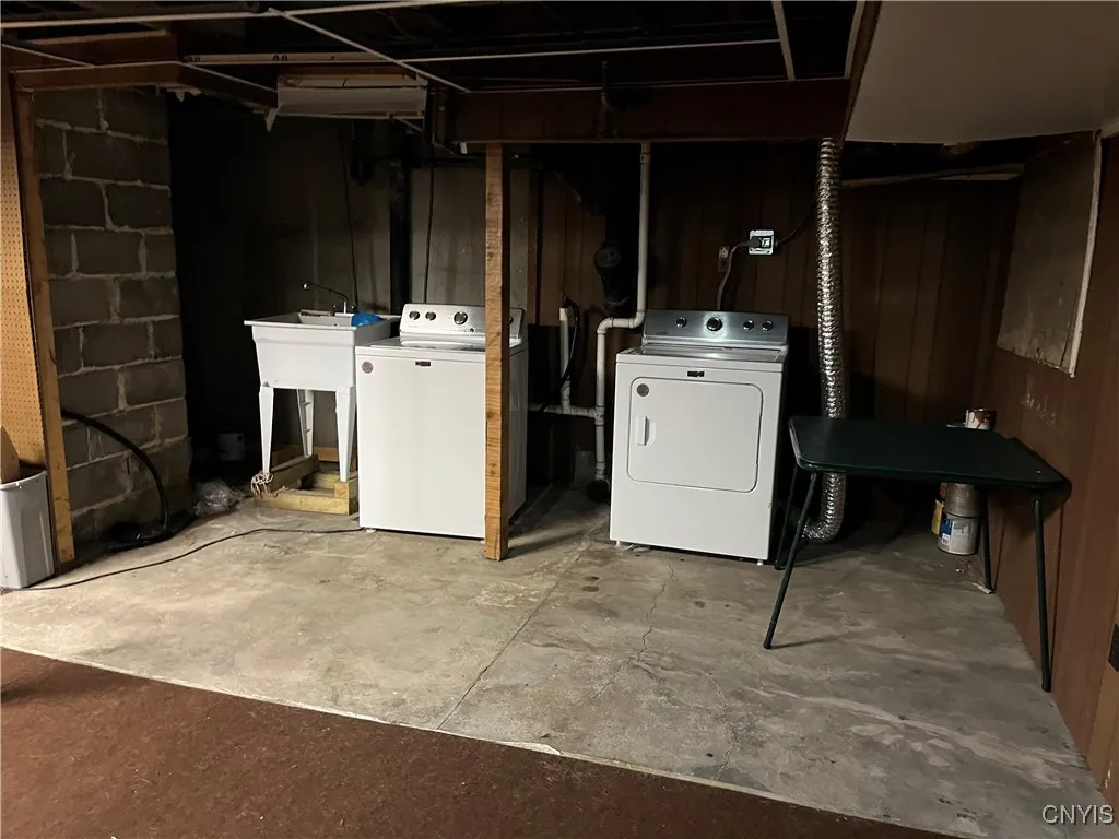Laundry in Basement