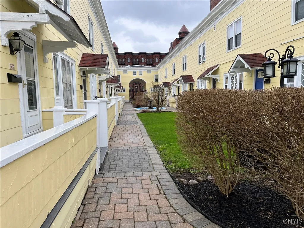 Inside courtyard