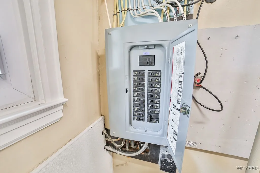Updated electric panel.