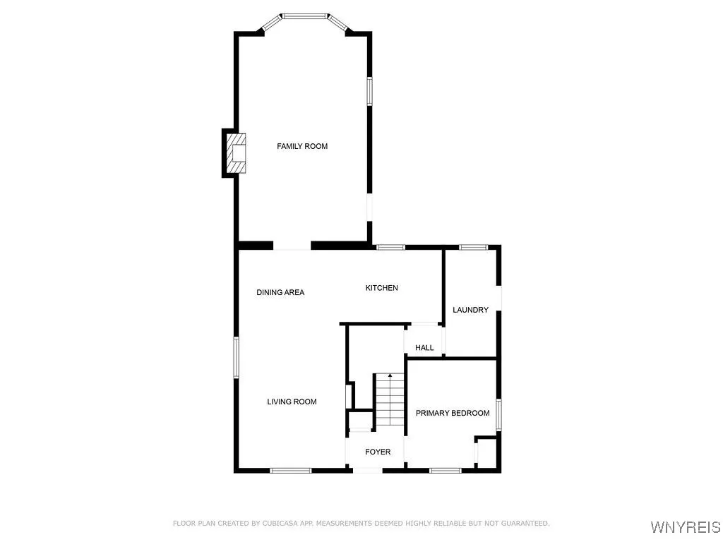 First floor layout.