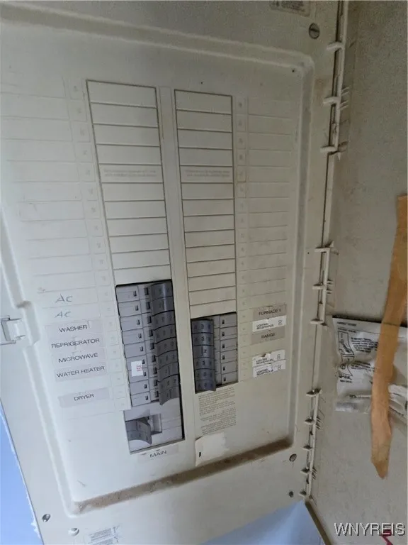 electrical panel 100 amp (in laundry room)