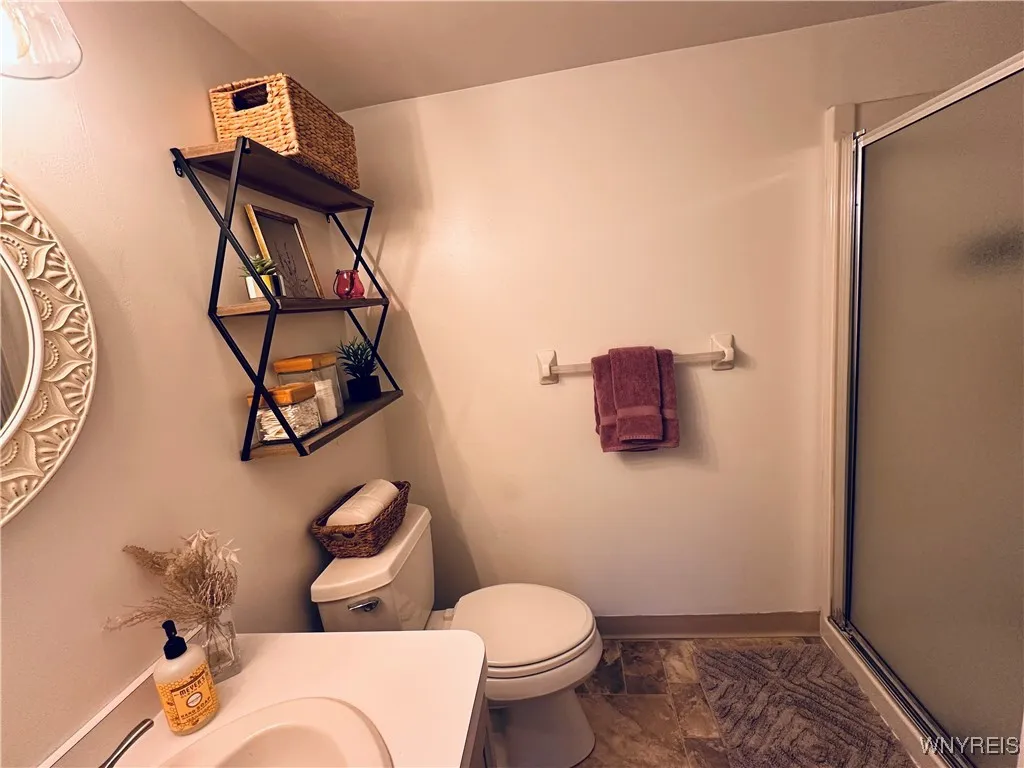 Primary bath with no step shower