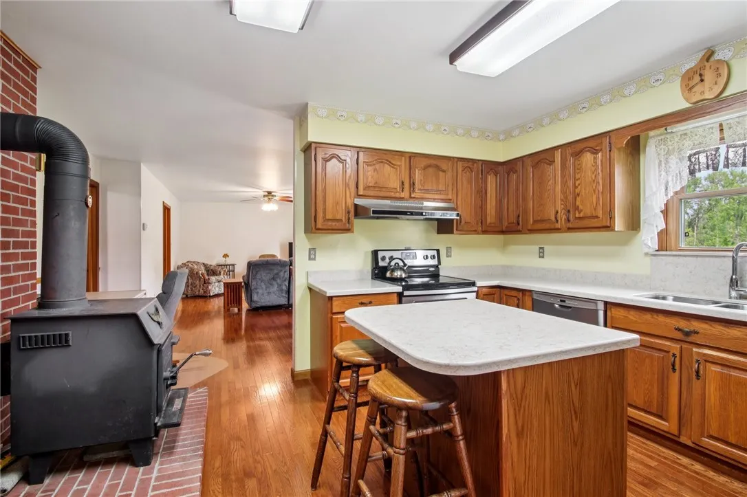 Kitchen looking toward family/dining room
