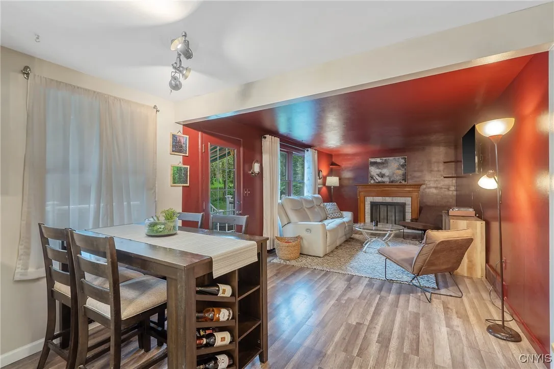 Kitchen is Open to the Family Room