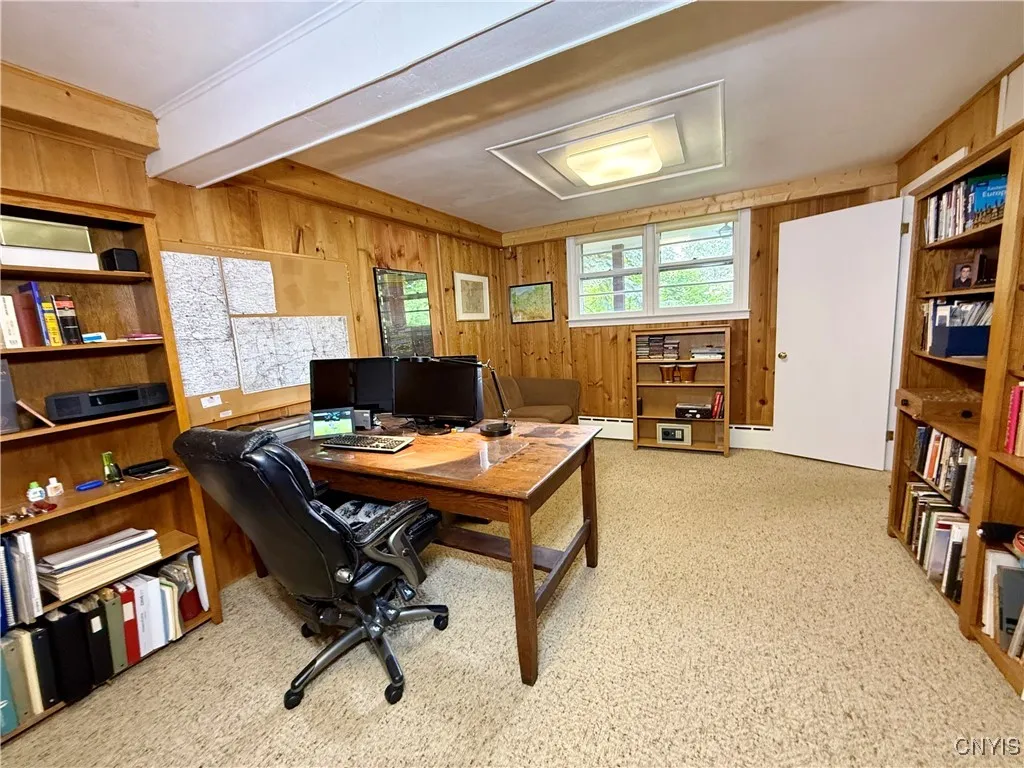 Lower level bedroom or office
