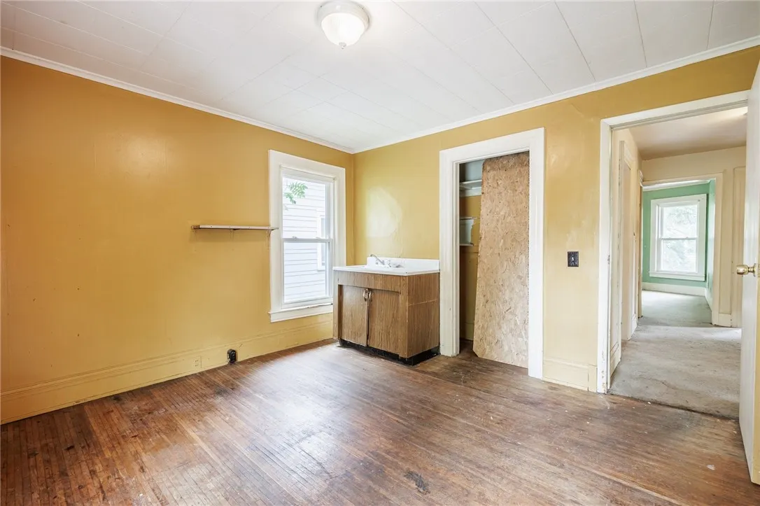 Bedroom #2, previously used as a kitchen