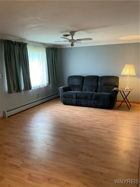 large bright living room
