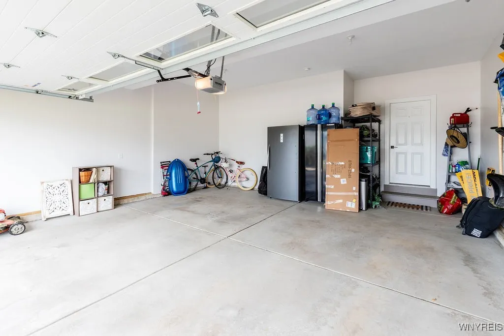 Spacious 2 car garage