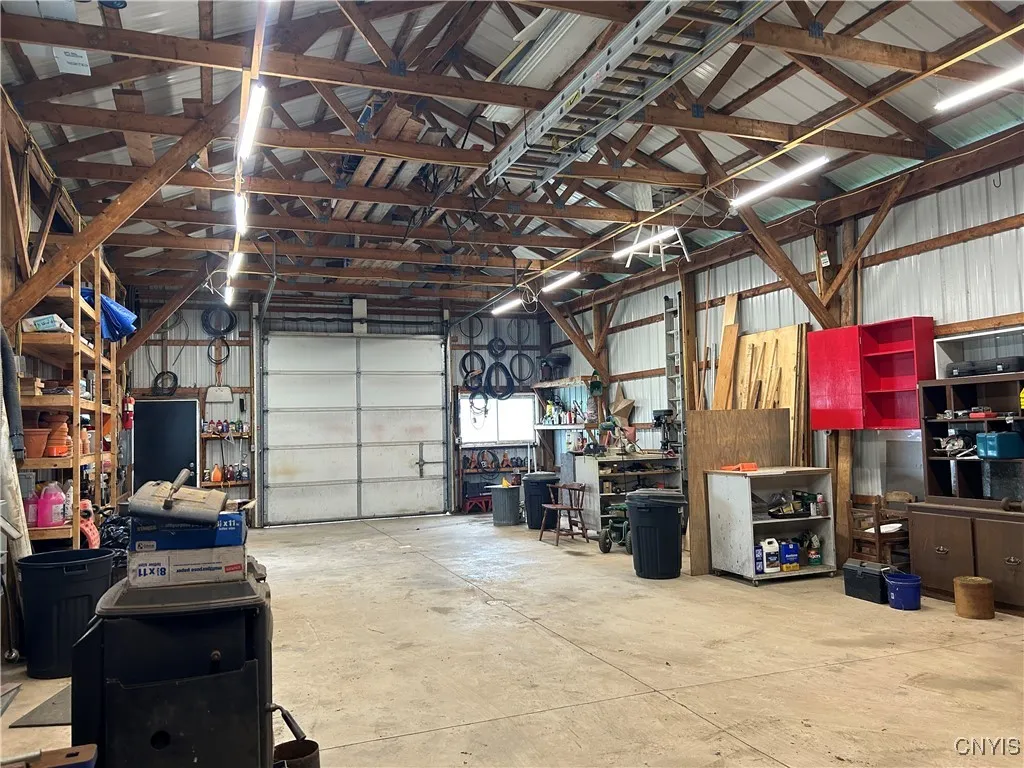Featuring electricity, a concrete floor and tons of space