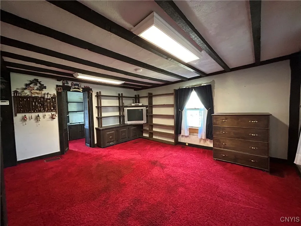 So many custom shelves through the home!