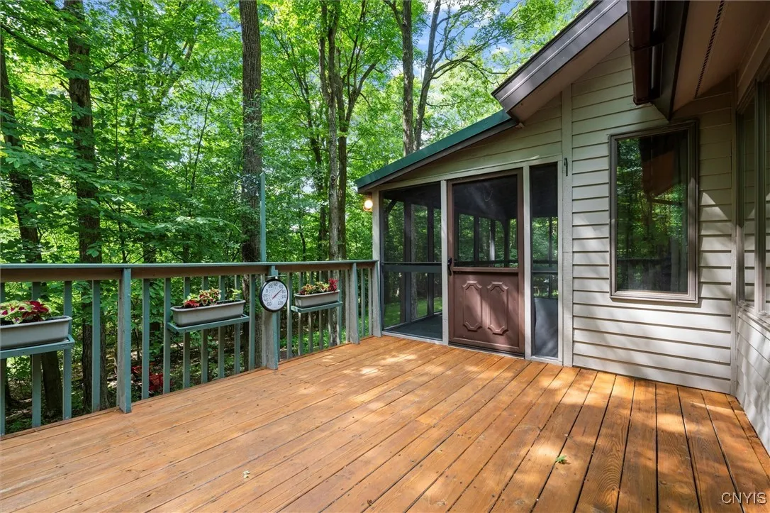 DECK OFF LIVING ROOM/KITCHEN