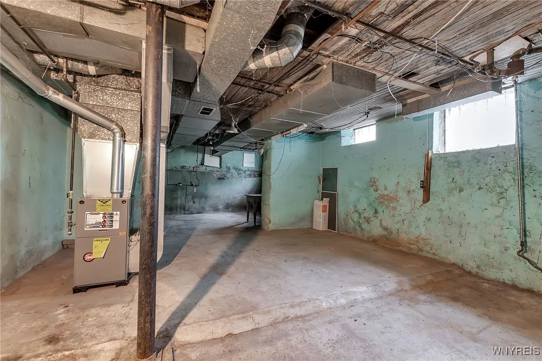 Left unit basement