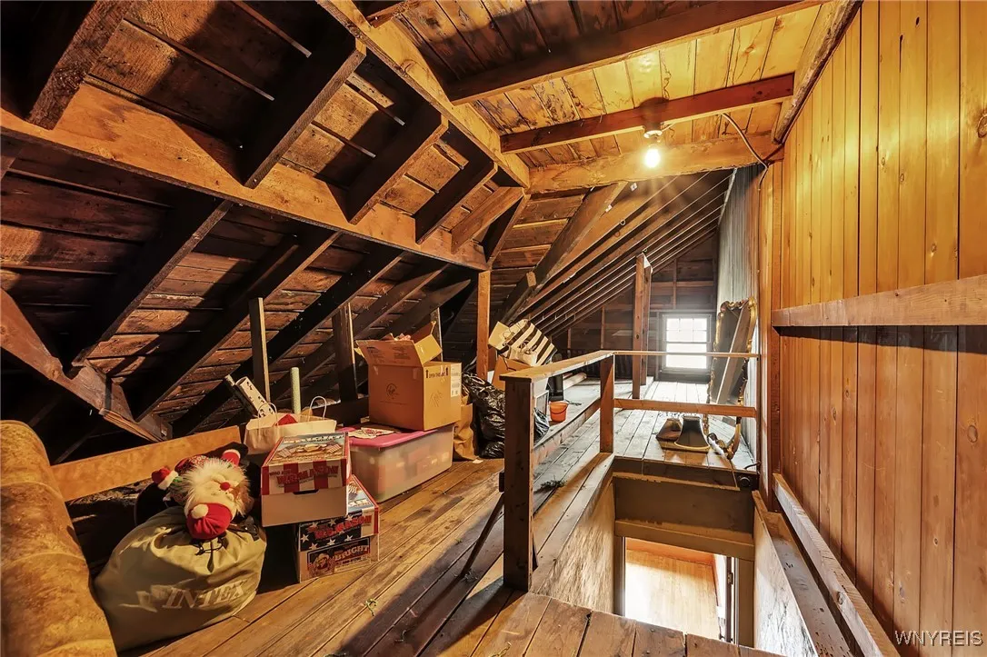 Right unit attic