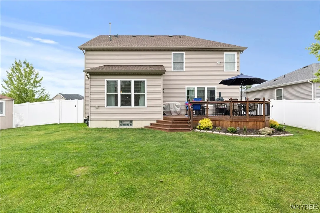 Fully Fenced-In Yard with Storage Shed
