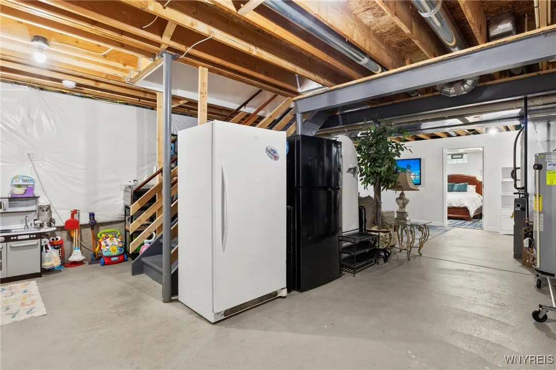 Full Partially Finished Basement