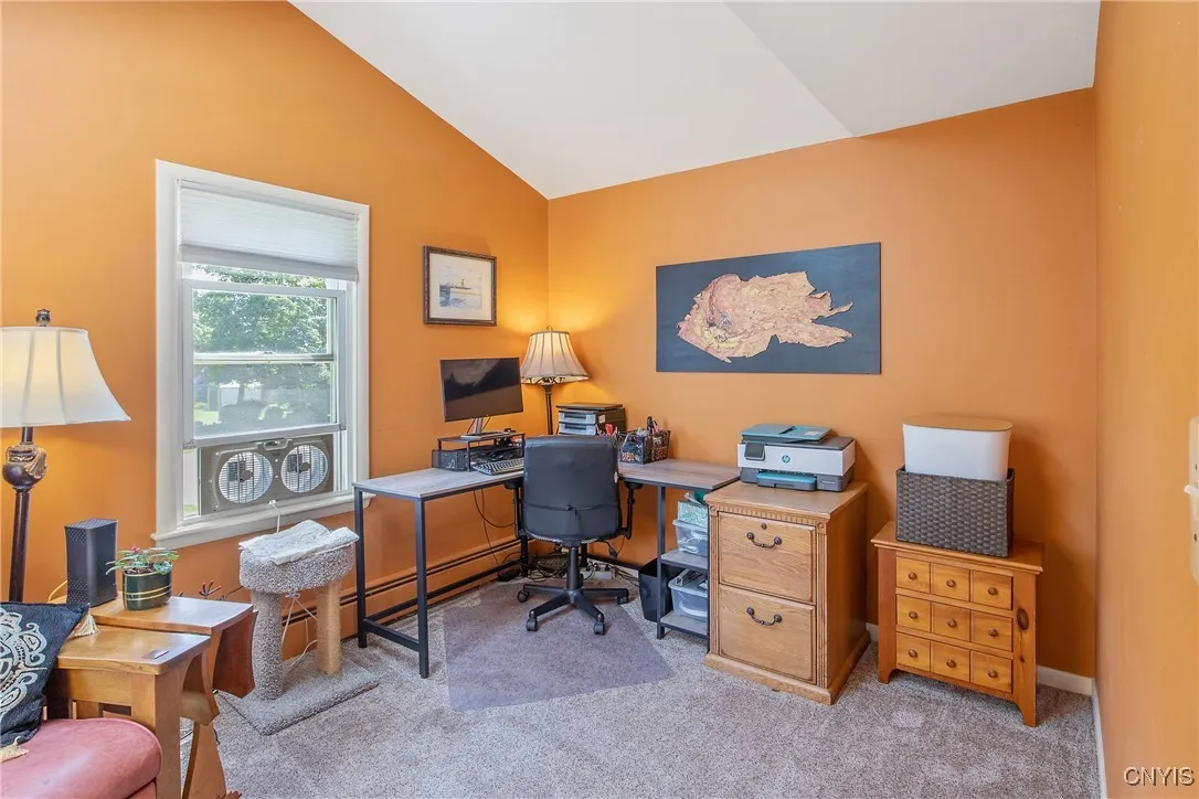 The first floor bonus room was used as an office, but could be a first floor bedroom (with the addition of a door) or den or anything you can imagine.