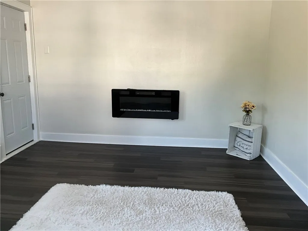 Living room fireplace