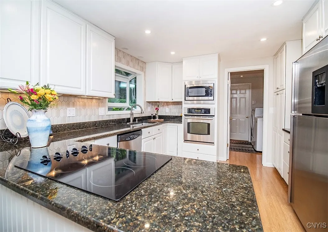 sparkling granite and updated appliances...