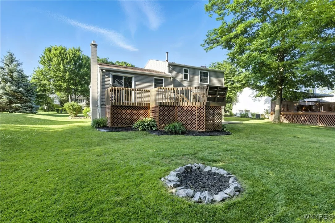 Enjoy the outdoors on your deck or around the firepit.