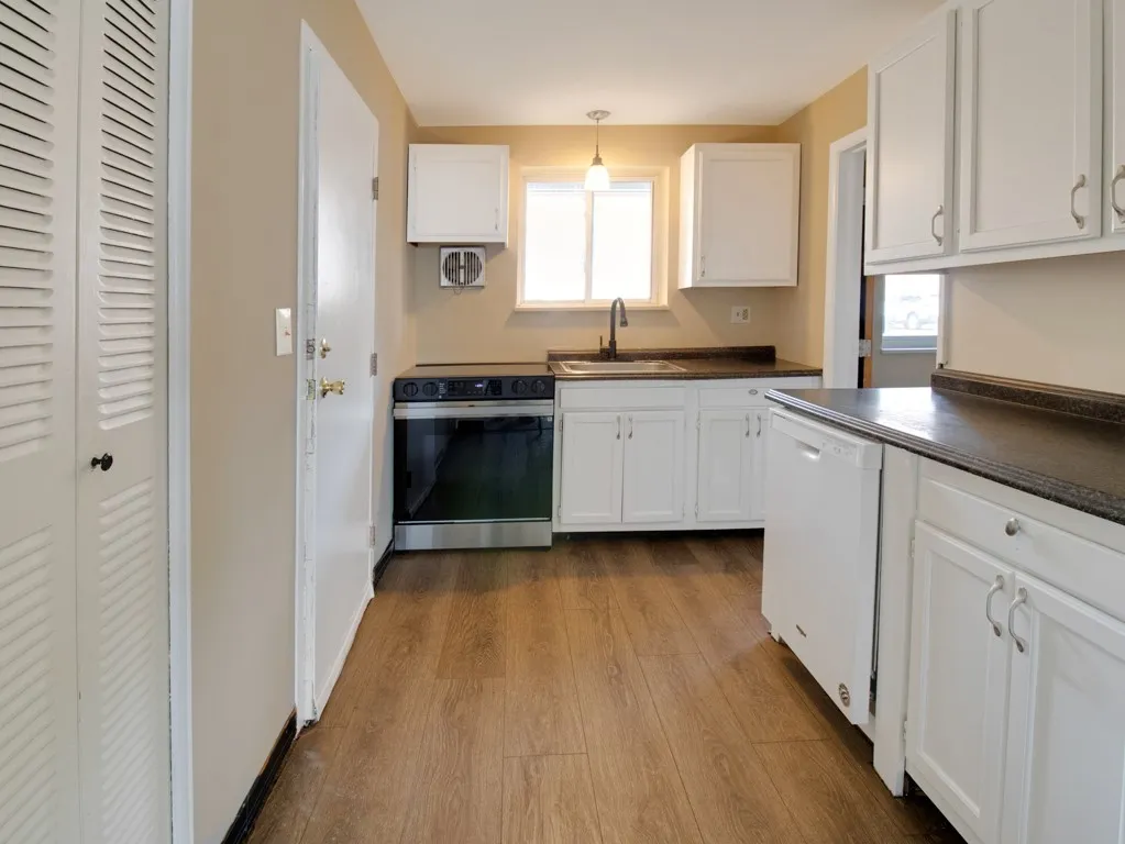 Updated kitchen with large closet/pantry