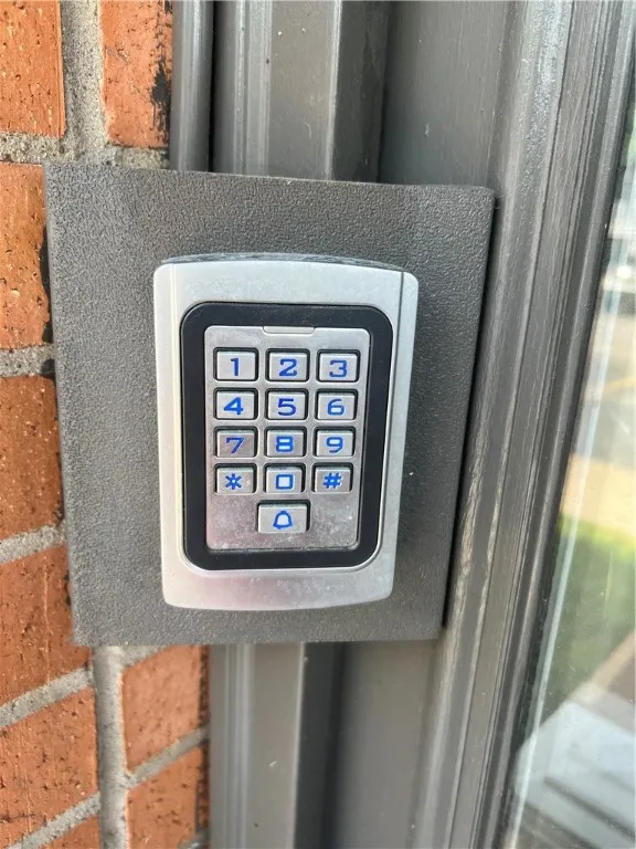 Secure entry passcode protected