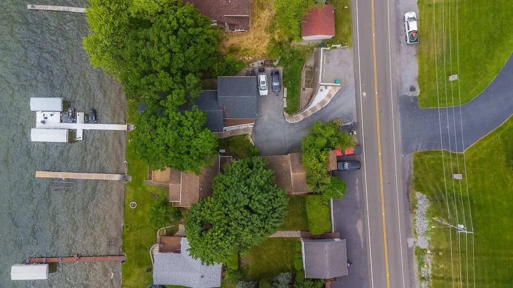 An over head of the entire property