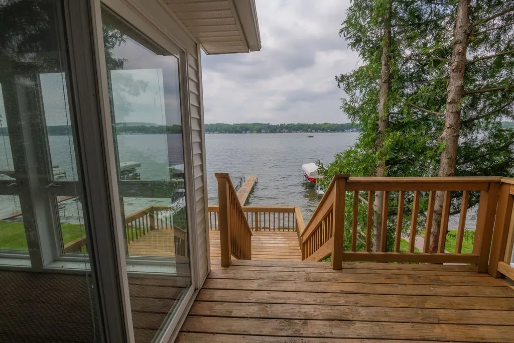 Another side deck walking down to main deck