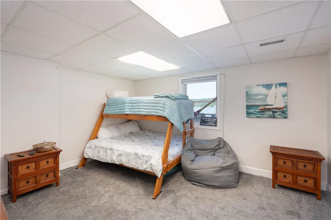 Lower level bedroom.