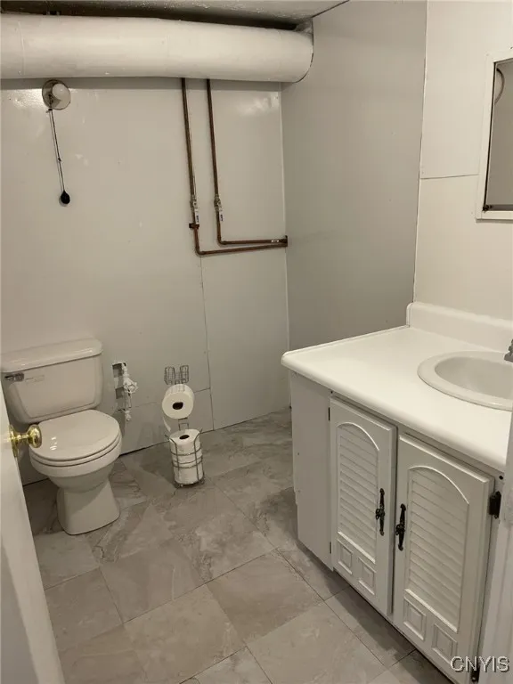 basement half bath