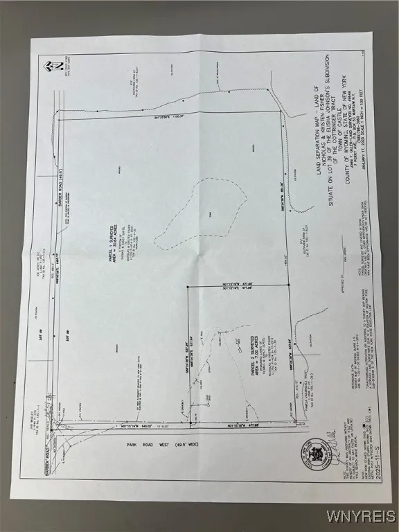 Park Road West, Castile, New York 14427, Castile, New York 14427, ,Land,For Sale,Park Road West, Castile, New York 14427,B1618128