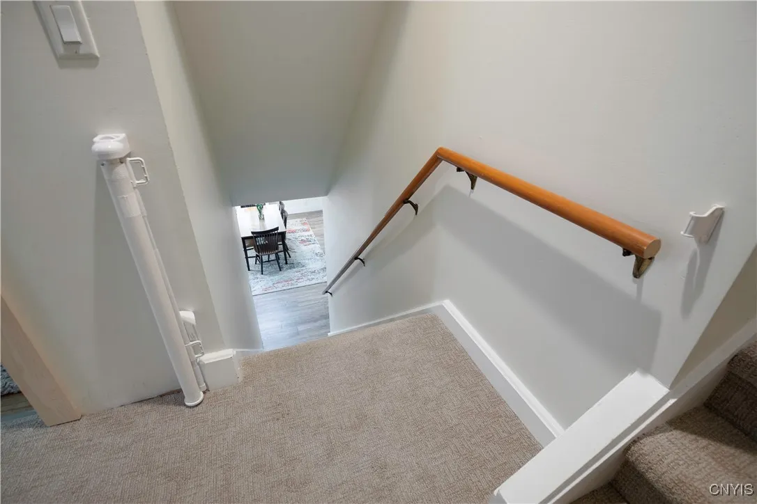 Going back downstairs...