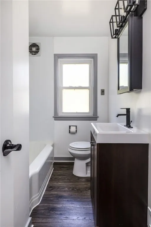 completely reno full bath. So clean and a good size for sure!