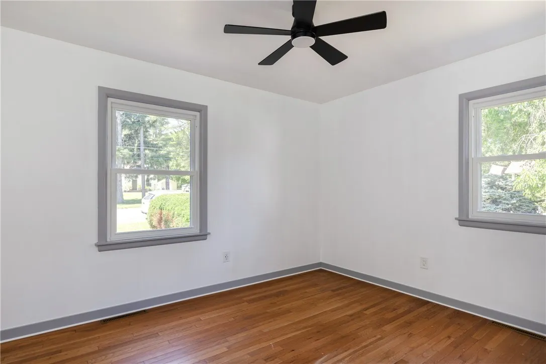 Bedroom #2 of 3 original hardwood floors