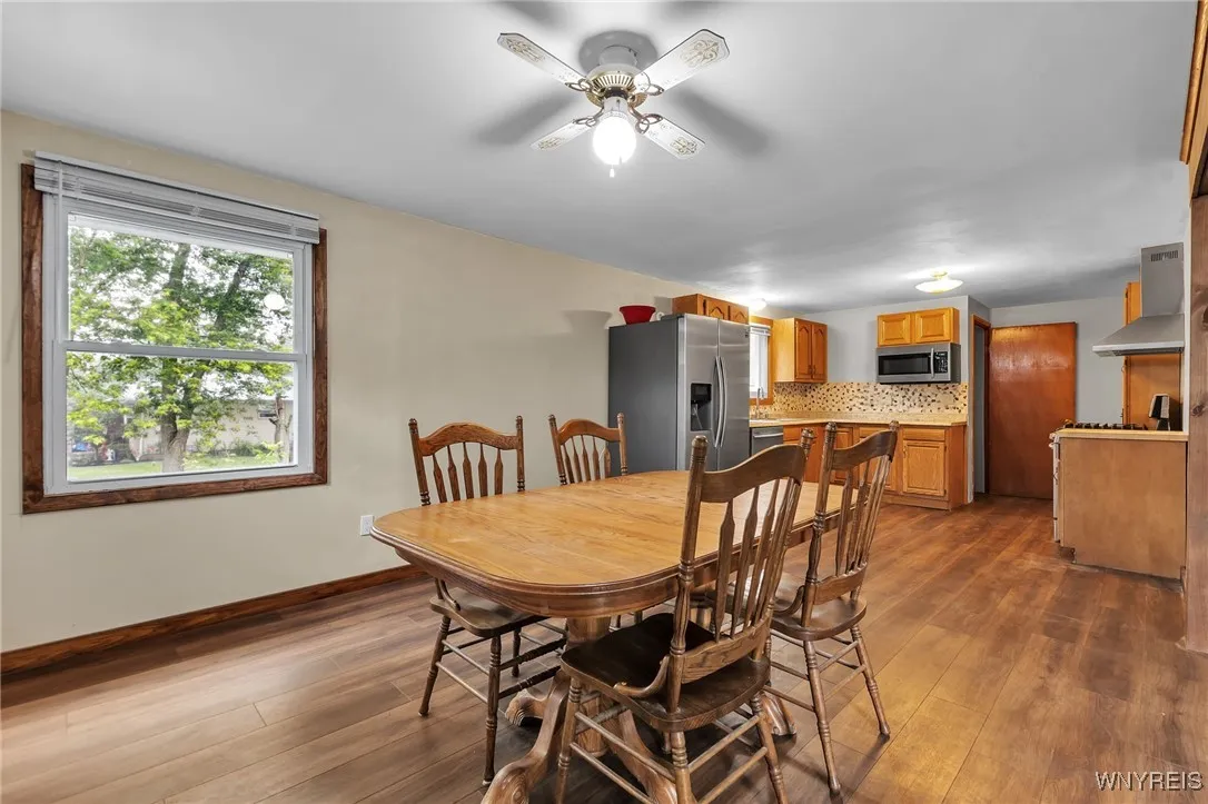 Dining room open to the Kitchen