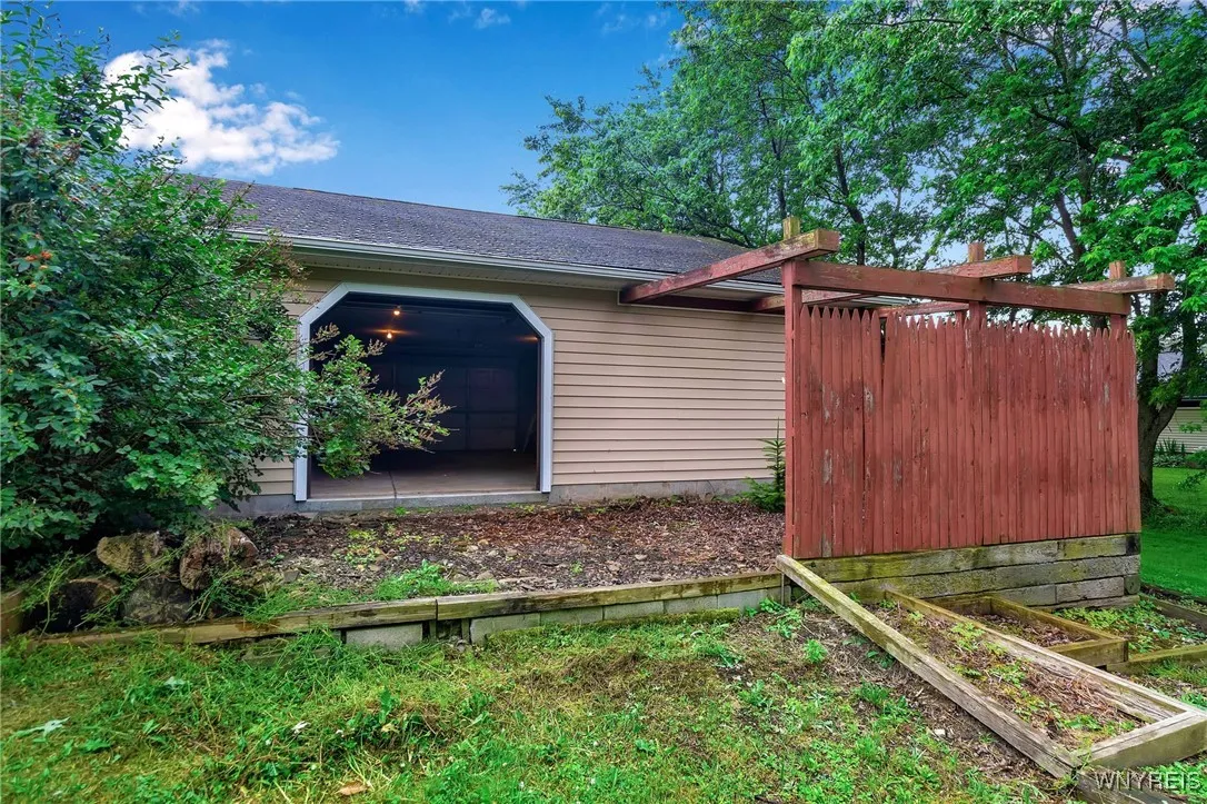Back garage door