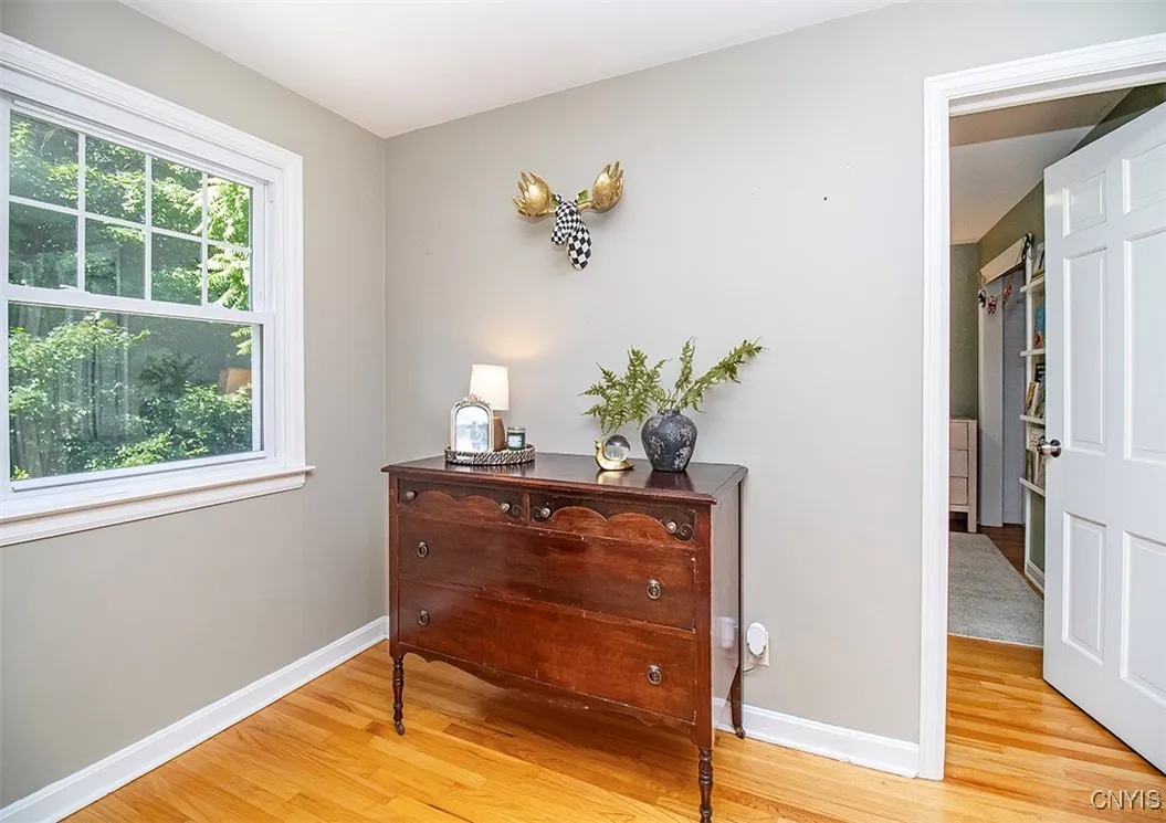 Heading to the upper level, a sweet little nook awaits you at the top of the stairs...