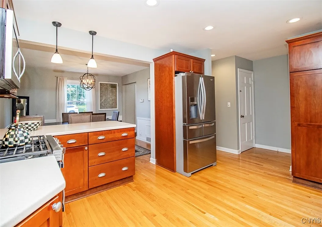 Gleaming hardwoods...